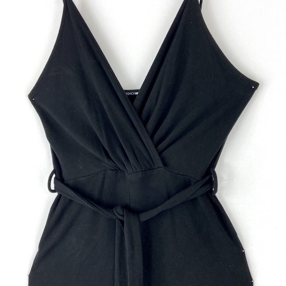 Fashion Nova Black Jumpsuit Size S - Picture 3 of 4